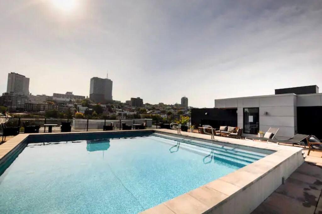 Condo - 305 Piscine Bbq Wifi 퀘벡 외부 사진