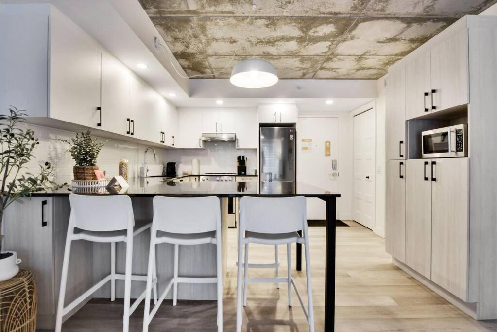 Condo - 305 Piscine Bbq Wifi 퀘벡 외부 사진